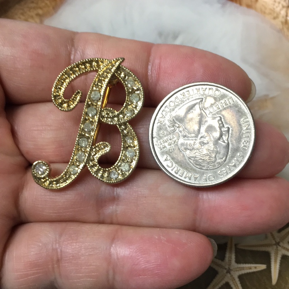 Initial B Brooch - image 8